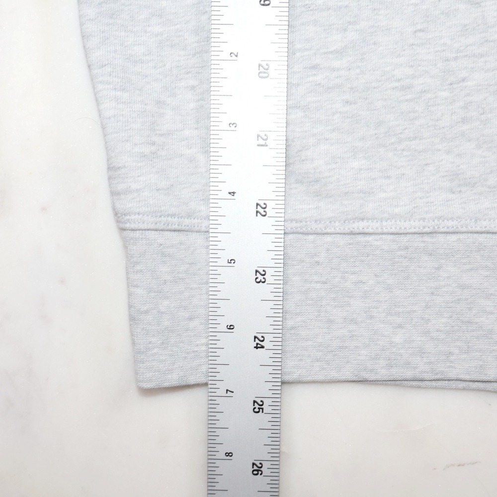 Lululemon Threethirty Sweatshirt Heathered Grey Graphic Crewneck Pullover READ - Picture 3 of 8